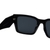 Black Rectangle  Sunglasses for Women