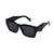 Black Rectangle  Sunglasses for Women