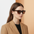Brown Square Sunglasses for Women