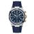Iron Class Blue Silicone Analog Watch