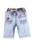 ALBION KEPEL BOYS LOWER L BLUE CAPRIS