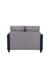 NEUDOT Saya Dual Color Sofa for Living Room |2 Persons Sofa|Premium Fabric with Cushioned Armrest | 3 Years Warranty|Solid Wood Frame|2 Seater in Saya Duo Blue Color