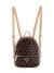 Guess Polyurethane Brown Printed Women Manhattan Backpack