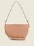 Camel Textured Polyurethane Danna Saddle Bag