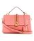 Guess Pink Textured Tiberia Top Handle Satchel Bag