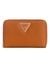 Guess Women Brown Solid Zip Around Wallet with Zip Closure
