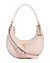 Guess Women Pink Solid Hobo Bag with Zip Closure