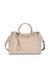 Light Beige Solid Emera Girlfriend Satchel Bag