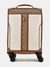 Latte Logo Monogram Polyurethane Kerima 18 In 8- Wheeler Trolley