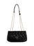 Guess Black Quilted Adelard Crossbody Bag
