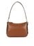Cognac Solid Daryna Top Zip Shoulder Bag