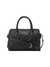 Black Quilted Berkton Barrel Satchel Bag