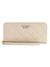 Sand Textured Laurel Zip Around Wallet