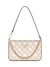 Sand Logo Printed Noelle Mini Top Zip Shoulder Bag