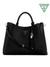 Black Solid Eco Jazlynn Girlfriend Satchel Bag
