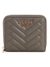 Taupe Quilted Anning Zip Around Wallet