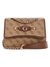 Latte Logo Brown Printed Izzy Convertible Crossbody Bag