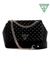 Black Quilted Eco Rianee Crossbody Bag