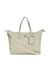 Sage Logo Checkered Carryon Large Tote Bag With Detachable Coin Pouch