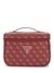 Claret Monogram Polyurethane Jesco Toiletry Train Case