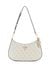 Bone Logo Monogram Polyurethane Noelle Top Zip Shoulder Bag