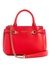 Coral Red Solid Polyurethane Lorelei Mini Satchel