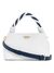 White Solid Polyurethane Cruise Vibe Top Handle Crossbody Bag