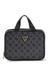 Charcoal Monogram Polyurethane Wilder Small Toiletry Bag