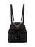 Black Monogram Polyester Giully Flap Backpack