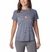 Women Blue W Zero Rules Graphic Crew Cooling Effect Tshirt