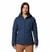 Women Navy Blue Joy Peak II Hooded Omni Heat Jacket