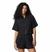Women Black Elevated View Utility Short Sleeve Omni Freeze Shirt
