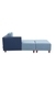 neudot Hailey Fabric Chaise Lounger RHS in Mirage Blue Colour