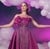 Hot Pink Sculpted overskirt gown