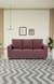 neudot Roman Sofa for Living Room |3 Persons Sofa|Premium Fabric with Cushioned Armrest | 3 Years Warranty|Solid Wood Frame|3 Seater in Ceramic Pink Color
