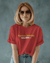 Women's Regular Fit - Casual T-Shirt - Mission Passed (Red)