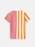 Boys Kidswear Regular Polo Neck Striped T-Shirt