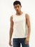 United Colors of Benetton Regular Fit Round Neck Ribbed Innerwear Vest