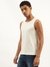 United Colors of Benetton Regular Fit Round Neck Ribbed Innerwear Vest