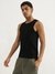 United Colors of Benetton Regular Fit Round Neck Ribbed Innerwear Vest
