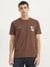 Mens Relaxed Fit Round Neck Solid Tshirt