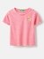 Girls Kidswear Regular Fit Round Neck Striped T-Shirt
