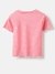 Girls Kidswear Regular Fit Round Neck Striped T-Shirt