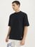 Mens Oversized Fit Round Neck Textured Tshirt