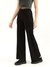 Womens Solid Straight Fit Pants