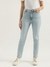 Womens Solid Skinny Fit Jeans