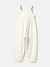Girls Kidswear Regular Fit Square Neck Embroidered Jumpsuit