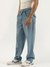 Mens Solid Baggy Fit Jeans