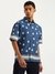Mens Oversized Fit Spread Collar Coconut Print Shirt