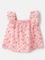 Girls Kidswear Relaxed Fit Square Neck Seashell Cami Top